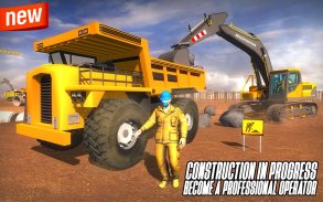 City Heavy Excavator: Konstruksi Crane Pro 2018 screenshot 1