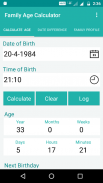 Family Age Calculator screenshot 1