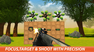 Watermelon Shooting Gun Game 2019 screenshot 4