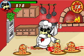Pizza ghê rợn Zombi bằng pizza screenshot 0