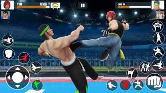 Tag Team Karate chiến đấu hổ thế giới Kung Fu King screenshot 4