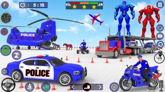 Police Robot Transports Truck screenshot 1