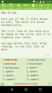 Safe Notes : Tiny Ad-free Notepad with Password. screenshot 2
