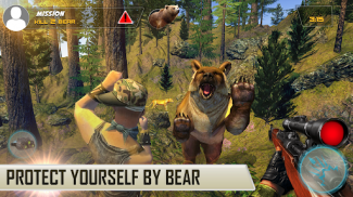 动物狩猎狙击手射击游戏：丛林野生动物园 screenshot 4