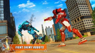 Ular Mengubah Robot Perang Permainan screenshot 4