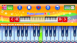 Piano Lessons Crianças screenshot 0