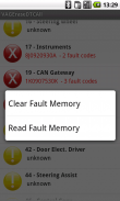 VAG DTC Fault Memory erase screenshot 0
