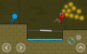 Red and Blue Stickman : Animation Parkour screenshot 10