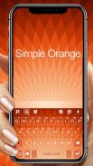 Teclado Simple Orange screenshot 4