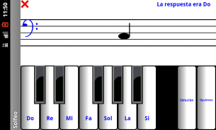 ¼ aprender a la vista leer notas musicales - tutor screenshot 1