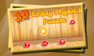 3D مجنون الفيزياء لغز screenshot 0