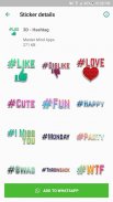 Chat Lingo Text Stickers - WAS screenshot 1