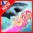 Shark Attack Little Mermaid Icon