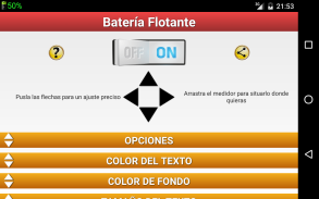 Batería Flotante Porcentaje % screenshot 1
