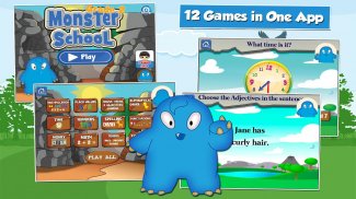 Monstre Kid grade 2 Jeux screenshot 0