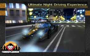 ночной город Гонки игры screenshot 2