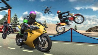 Highway Moto Bike Racing Stunt screenshot 4