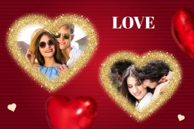 Valentine Day Dual Photo Frame screenshot 6