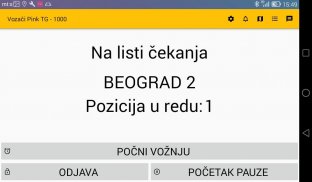 Vozači Pink TG screenshot 0