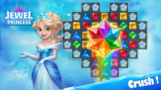 Jewel Princess - Match 3 Frozen Adventure screenshot 0