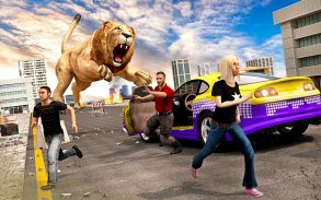 Angry Bull City Attack Game: Animal Fighting Games screenshot 2